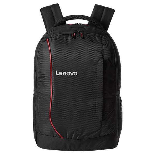 Lenovo laptop bag 15.6 inch best sale backpack black red